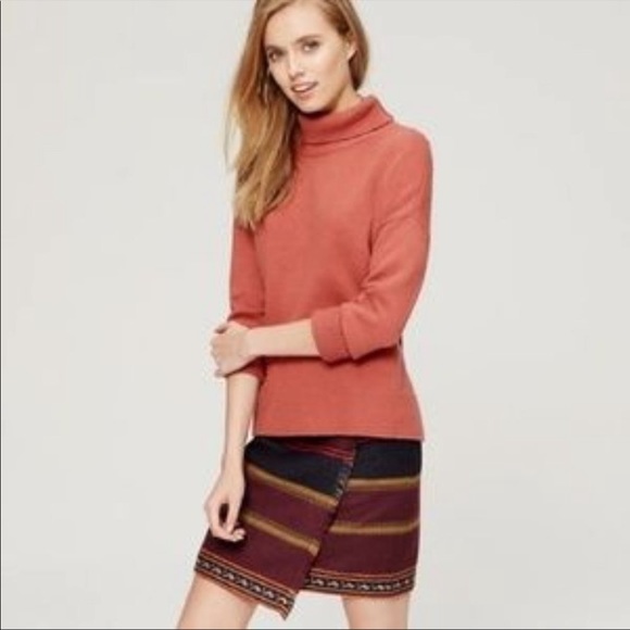 LOFT Dresses & Skirts - NWT LOFT faux wrap blanket skirt